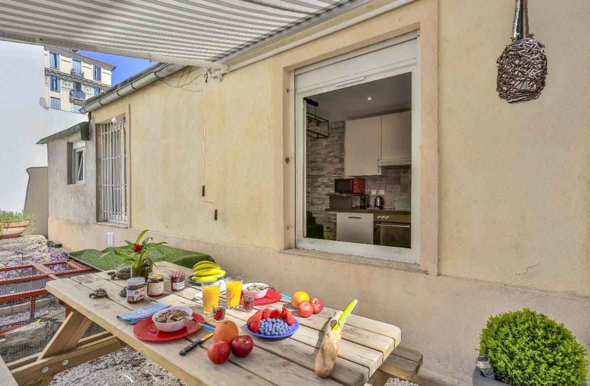 Ferienwohnung Le Refuge Nizza Exterior foto